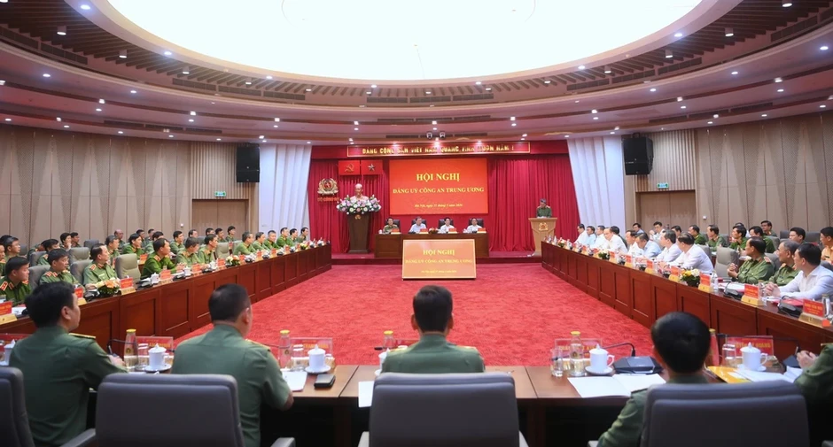 Tổng Bí thư Tô Lâm chỉ đạo Hội nghị Đảng ủy Công an Trung ương Quý I-2026