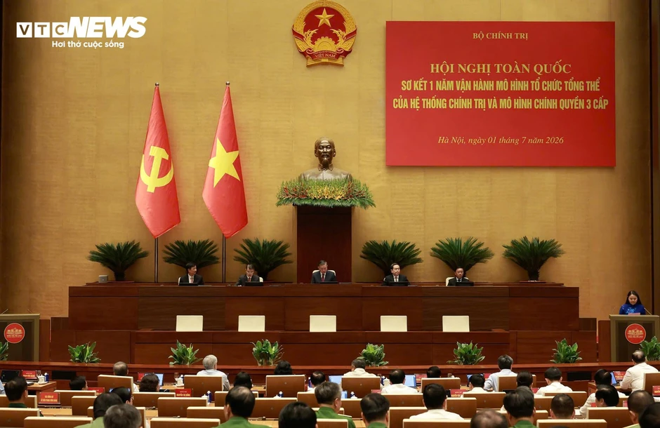 Tổng Bí thư Tô Lâm chủ trì hội nghị sơ kết 1 năm vận hành chính quyền 3 cấp Tổng Bí thư Tô Lâm chủ trì hội nghị sơ kết 1 năm vận hành chính quyền 3 cấp