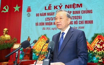 Tổng Bí thư: Xây dựng lực lượng Công binh tinh, gọn, mạnh, hiện đại