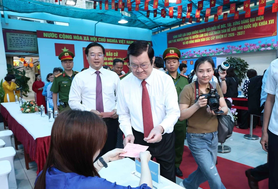 TP. Hồ Chí Minh: Cử tri phường Tân Định nô nức đi bầu cử TP. Hồ Chí Minh: Cử tri phường Tân Định nô nức đi bầu cử