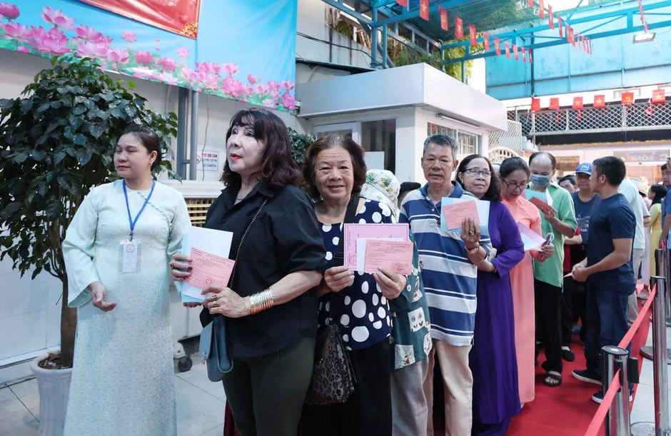 TP. Hồ Chí Minh: Cử tri phường Tân Định nô nức đi bầu cử TP. Hồ Chí Minh: Cử tri phường Tân Định nô nức đi bầu cử