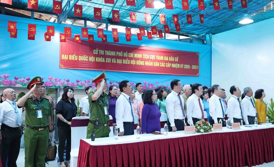 TP. Hồ Chí Minh: Cử tri phường Tân Định nô nức đi bầu cử TP. Hồ Chí Minh: Cử tri phường Tân Định nô nức đi bầu cử