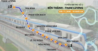 TPHCM đồng loạt thi công các nhà ga tuyến Metro số 2 vào tháng 8