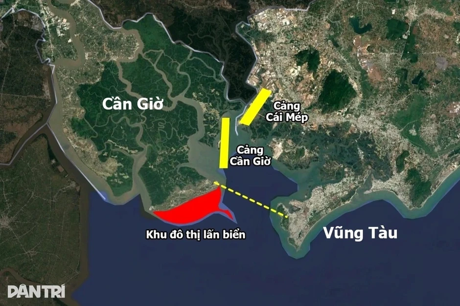 TPHCM gấp rút hoàn thiện hồ sơ dự án đường vượt biển Cần Giờ - Vũng Tàu TPHCM gấp rút hoàn thiện hồ sơ dự án đường vượt biển Cần Giờ - Vũng Tàu