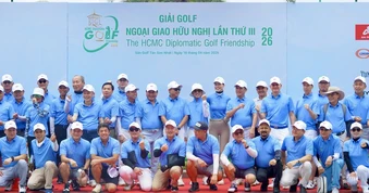 TP.HCM khai mạc Giải golf Ngoại giao Hữu nghị lần 3: Gắn kết đa phương từ sân cỏ