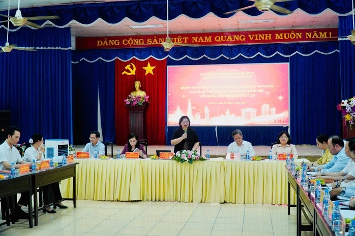 TPHCM khảo sát công tác nhân sự tại phường Phú Lợi TPHCM khảo sát công tác nhân sự tại phường Phú Lợi