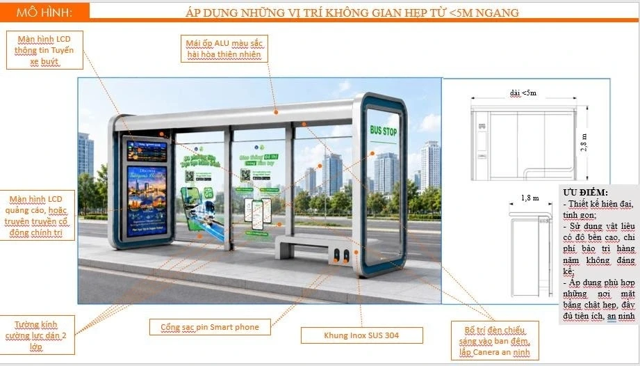 TPHCM lấy ý kiến người dân về mẫu trạm xe buýt mới