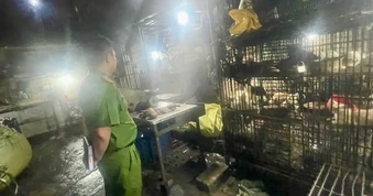 TPHCM: "Đột kích" 2 lò giết mổ chó, mèo trong khu dân cư
