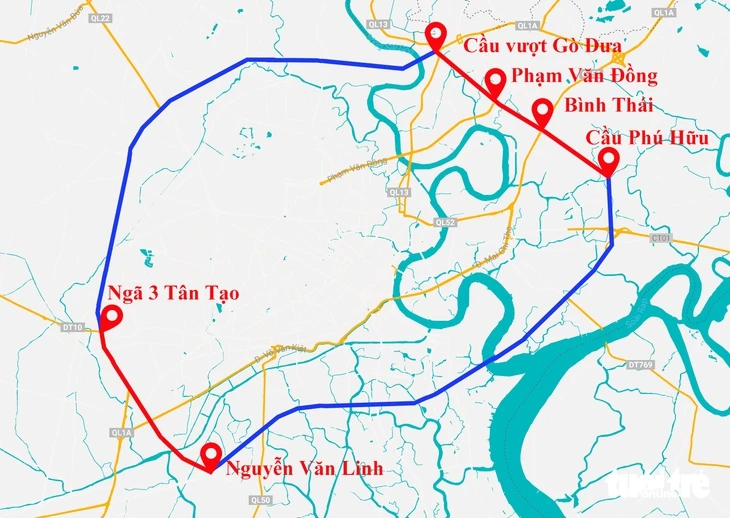 TP.HCM thúc giao đất BT, tăng tốc tiến độ 2,7km vành đai 2 TP.HCM thúc giao đất BT, tăng tốc tiến độ 2,7km vành đai 2