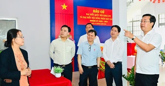 TP.HCM yêu cầu vận động cử tri đi bầu sớm, bầu đủ, tránh bầu thay