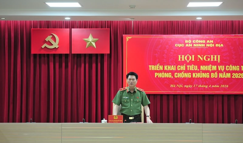 Triển khai Bộ chỉ tiêu nhiệm vụ công tác phòng, chống khủng bố năm 2026 Triển khai Bộ chỉ tiêu nhiệm vụ công tác phòng, chống khủng bố năm 2026