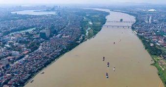 Trục sông Hồng sẽ có nhiều công viên, công trình mang tính biểu tượng