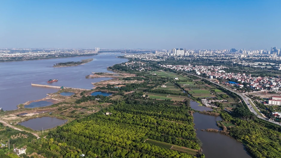 Trục sông Hồng sẽ có nhiều công viên, công trình mang tính biểu tượng Trục sông Hồng sẽ có nhiều công viên, công trình mang tính biểu tượng