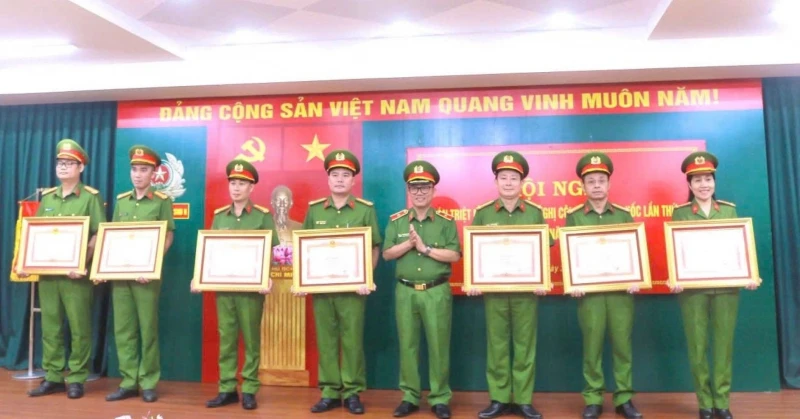 Trung tá Đặng Xuân Cường – người cán bộ tham mưu tận tụy với công việc