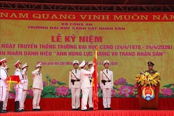 Trường Đại học Cảnh sát nhân dân đón nhận danh hiệu Anh hùng Lực lượng vũ trang nhân dân