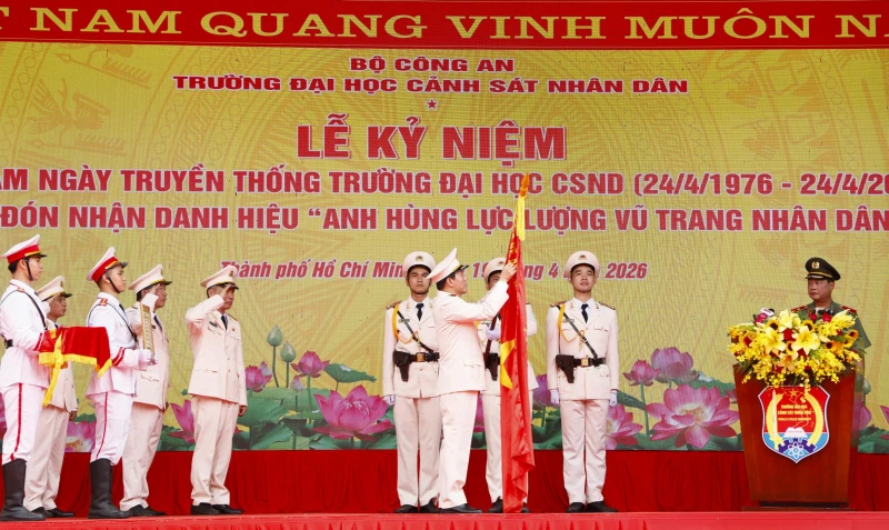 Trường Đại học CSND kỷ niệm 50 năm thành lập và đón nhận danh hiệu Anh hùng LLVTND