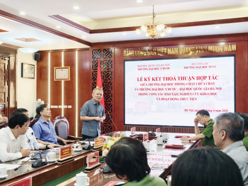 Trường Đại học PCCC và Trường Đại học Y Dược ký kết thỏa thuận hợp tác Trường Đại học PCCC và Trường Đại học Y Dược ký kết thỏa thuận hợp tác
