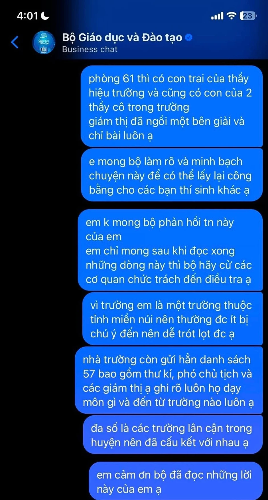 Trưởng điểm thi Quảng Trị khẳng định không có gian lận trong Kỳ thi tốt nghiệp 2026 Trưởng điểm thi Quảng Trị khẳng định không có gian lận trong Kỳ thi tốt nghiệp 2026