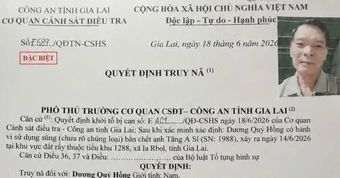 Truy nã đặc biệt nghi phạm nổ súng bắn chết người rồi bỏ trốn