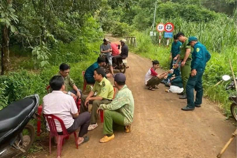Truy tìm sinh vật lạ nghi cá sấu nổi trên suối Cây Xanh ở Đồng Nai