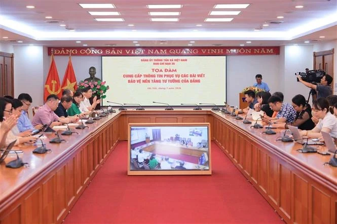 TTXVN tổ chức toạ đàm chuyên đề 'Cung cấp thông tin phục vụ các bài viết về bảo vệ nền tảng tư tưởng của Đảng'