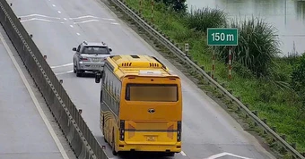 Từ hôm nay, CSGT xử phạt xe chạy 'rùa bò' bám làn trái cao tốc Cầu Giẽ - Cao Bồ