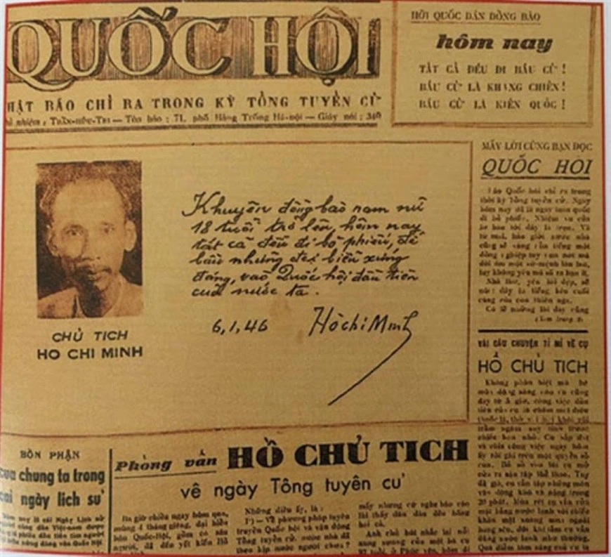 Từ lá phiếu đầu tiên đến trách nhiệm trước dòng chảy lịch sử Từ lá phiếu đầu tiên đến trách nhiệm trước dòng chảy lịch sử