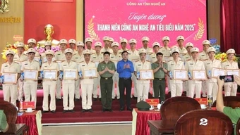Tuổi trẻ Công an Nghệ An xung kích, sáng tạo, lập công, vì bình yên cuộc sống