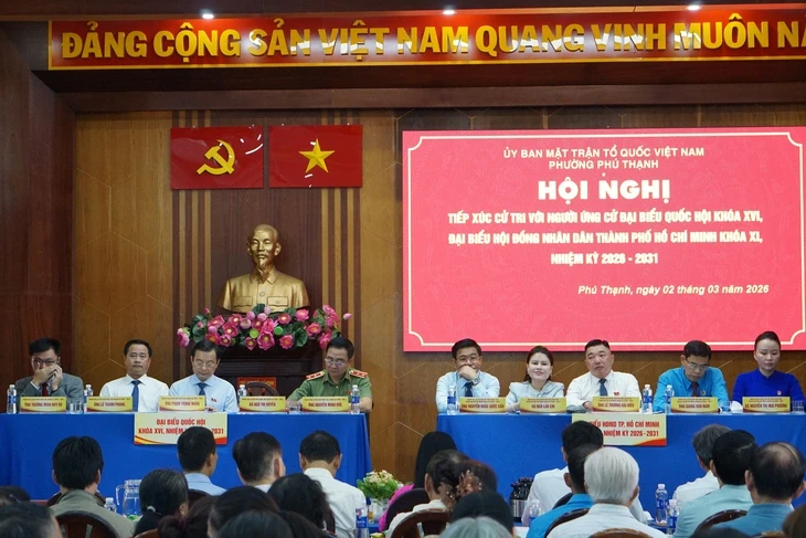 Ứng viên ĐBQH đơn vị bầu cử số 8 cam kết đóng góp các mô hình phát triển mới cho TP.HCM Ứng viên ĐBQH đơn vị bầu cử số 8 cam kết đóng góp các mô hình phát triển mới cho TP.HCM