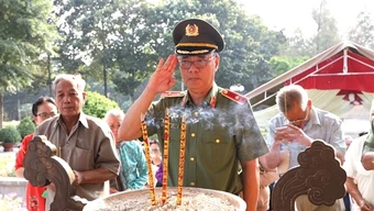 Văn phòng Bộ Công an về nguồn, tri ân các Anh hùng - Liệt sĩ tại Tây Ninh
