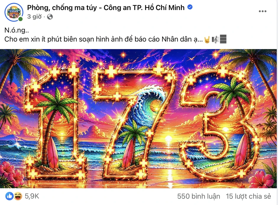 Vì sao fanpage Phòng, chống ma túy Công an TP.HCM bất ngờ hút hàng triệu lượt xem? Vì sao fanpage Phòng, chống ma túy Công an TP.HCM bất ngờ hút hàng triệu lượt xem?
