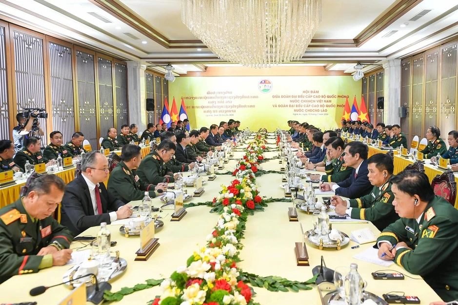 Việt - Lào tăng cường hợp tác, xây dựng đường biên giới hòa bình, hữu nghị Việt - Lào tăng cường hợp tác, xây dựng đường biên giới hòa bình, hữu nghị