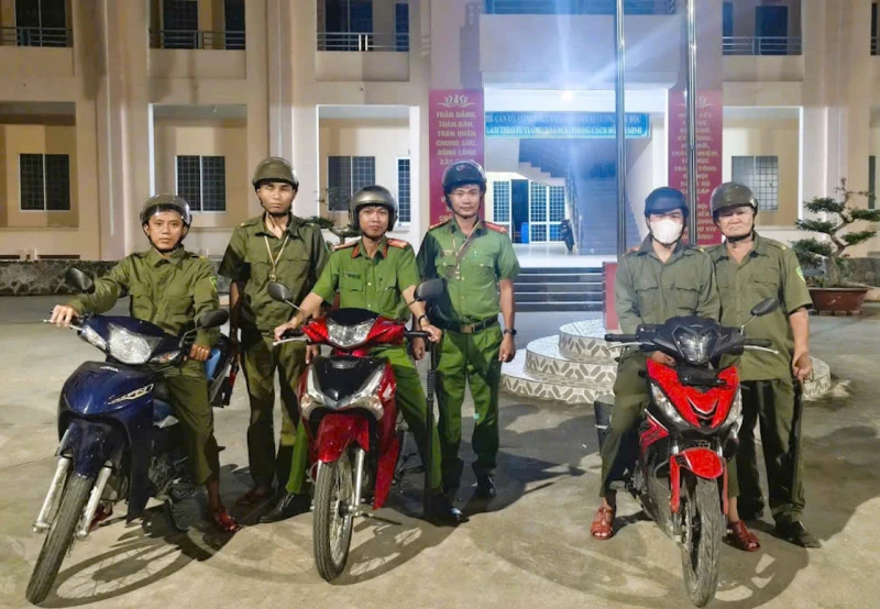 Vĩnh Long: Lực lượng Công an xã sẵn sàng cho “Ngày hội non sông”