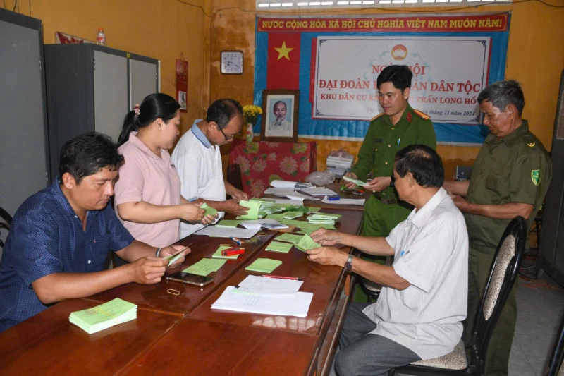 Vĩnh Long: Lực lượng Công an xã sẵn sàng cho “Ngày hội non sông”