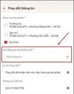 VNeID hỗ trợ người dân tra cứu và cập nhật khu vực bỏ phiếu, danh sách người ứng cử