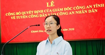 Vợ thiếu tá Nguyễn Xuân Hải nguyện tiếp nối màu áo công an của chồng