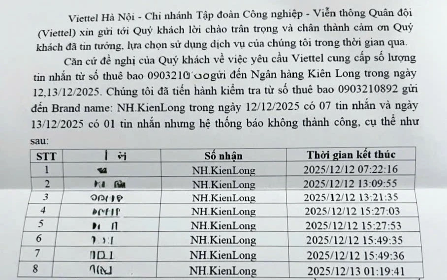 Vụ 'bốc hơi' 5 tỷ trong tài khoản: Dấu hiệu bất thường mã OTP, sinh trắc học Vụ 'bốc hơi' 5 tỷ trong tài khoản: Dấu hiệu bất thường mã OTP, sinh trắc học