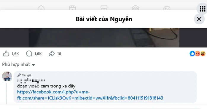 Vụ cháy xe làm 2 người chết: Xuất hiện tài khoản mạng xã hội nhận là tài xế Vụ cháy xe làm 2 người chết: Xuất hiện tài khoản mạng xã hội nhận là tài xế