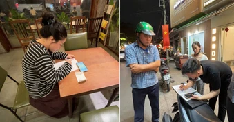 Vụ lấn chiếm bãi xe công cộng: Chủ quán nước ký cam kết không vi phạm