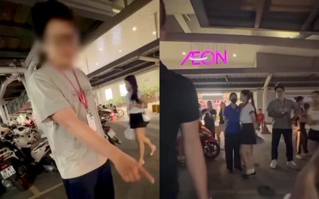 Vụ người phụ nữ tố bị quy chụp "ăn cắp đồ" ở Aeon Long Biên: Công an mời 2 thanh niên trong clip lên làm việc Vụ người phụ nữ tố bị quy chụp "ăn cắp đồ" ở Aeon Long Biên: Công an mời 2 thanh niên trong clip lên làm việc