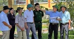 Xác minh thông tin mộ liệt sĩ tập thể trong sân trụ sở Đảng ủy xã