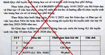 Xác minh, xử lý nguồn phát tán văn bản giả mạo Sở GD-ĐT Hà Tĩnh
