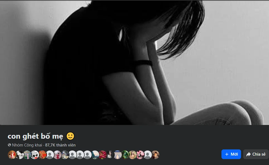 Xuất hiện hội nhóm 'con ghét bố mẹ' trên Facebook với gần 90 nghìn thành viên Xuất hiện hội nhóm 'con ghét bố mẹ' trên Facebook với gần 90 nghìn thành viên
