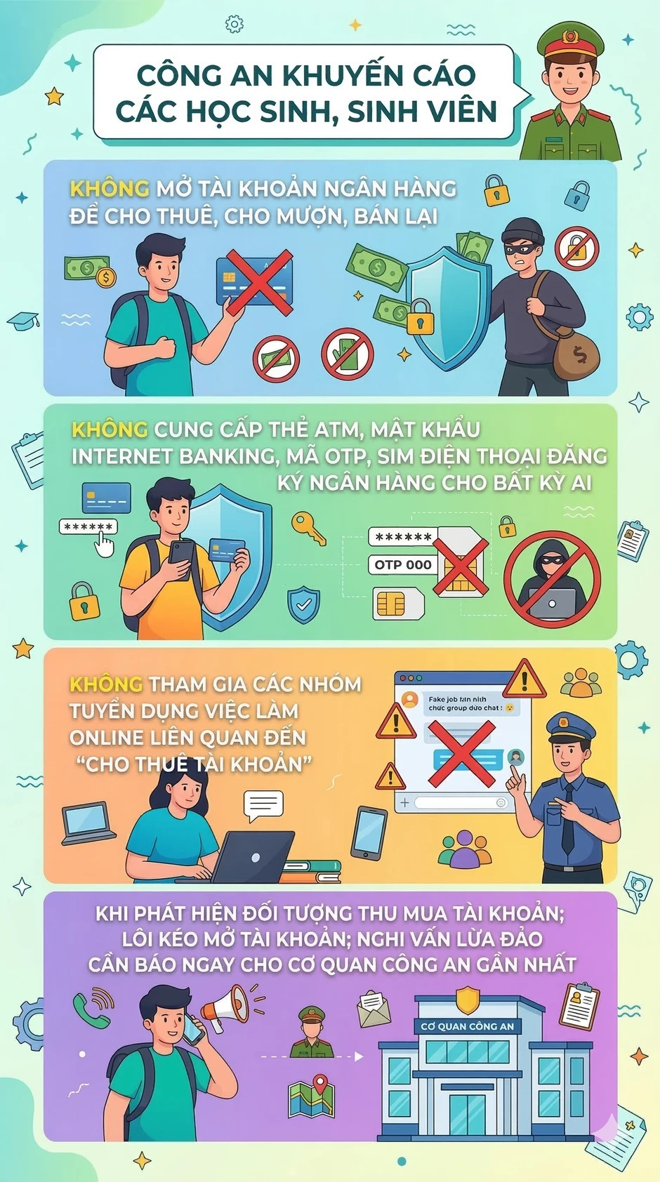 Xuất hiện thủ đoạn lừa đảo mới liên quan đến tài khoản ngân hàng, người dân đặc biệt chú ý Xuất hiện thủ đoạn lừa đảo mới liên quan đến tài khoản ngân hàng, người dân đặc biệt chú ý