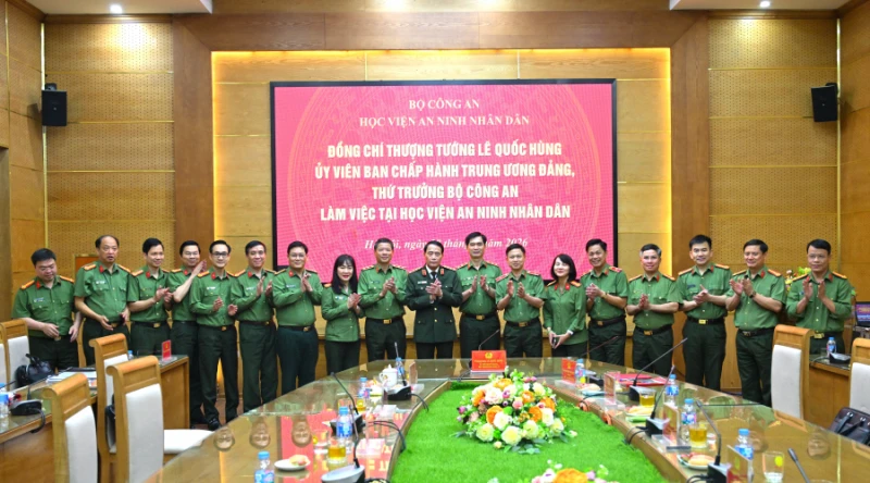 Xứng đáng là cơ sở giáo dục đại học hàng đầu của lực lượng CAND và của quốc gia Xứng đáng là cơ sở giáo dục đại học hàng đầu của lực lượng CAND và của quốc gia