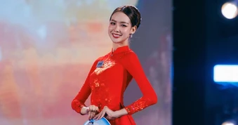 111 người đẹp trình diễn áo dài tại đêm khai mạc Miss World 2026 ở Việt Nam