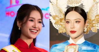 Đại sứ áo dài Nguyễn Thanh Hà, Tô Diệp Hà mang cả chợ Bến Thành đến lễ hội