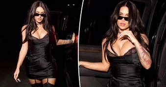 Diện váy ngủ ren đi dự tiệc, “bom sex” Megan Fox thổi bùng tranh cãi