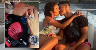 Đồng hồ hàng chục tỷ đồng trên cổ tay của C. Ronaldo và vợ sắp cưới