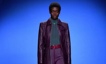 Gam màu tương phản trong trang phục Thu - Đông của Hermès